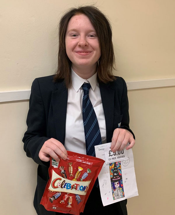 A student winner of our Bookmark Design competition